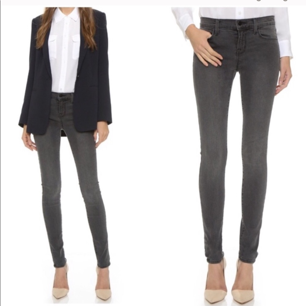 J Brand Grey Skinny Jeans